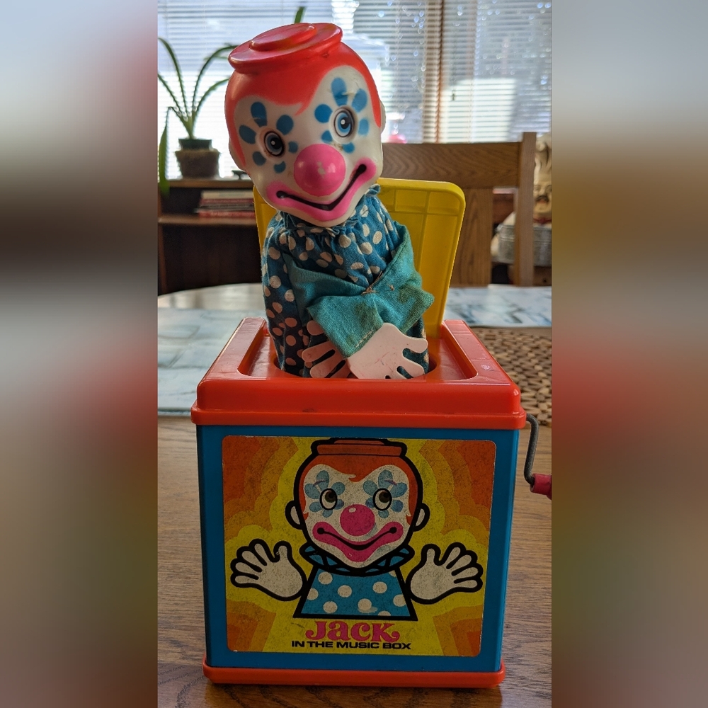 Vintage Jack in the Music Box Toy 1976